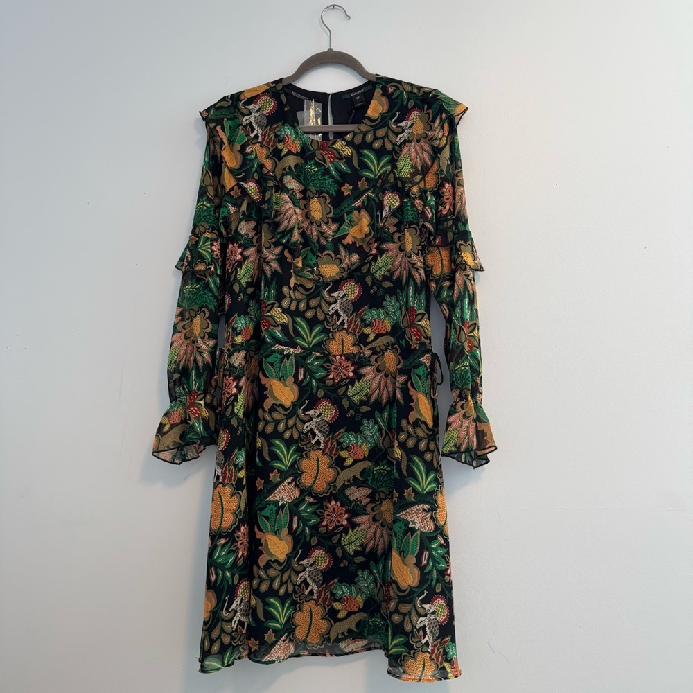 Scotch & Soda Jungle Print Dress Size Large